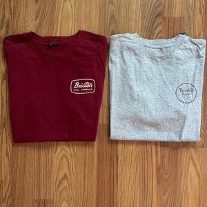Mens Brixton T-Shirt Lot Size Medium